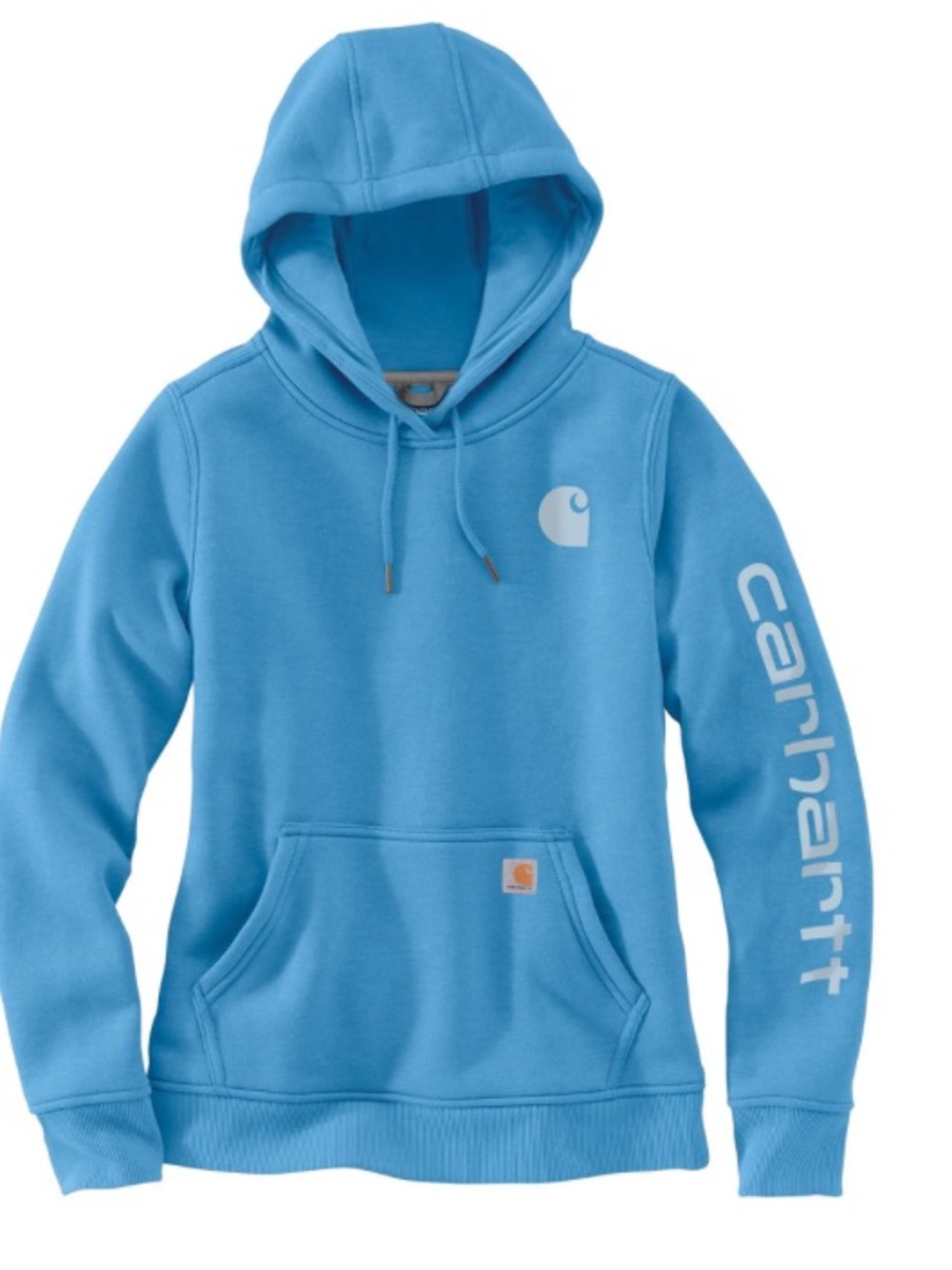 BNWOT Carhartt Women's Relaxed Fit Sleeve Logo Graphic Hoodie